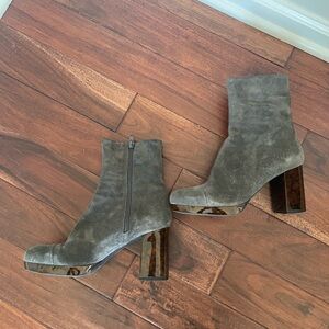 Free People Liquid Gold Platform Boots  Size 38